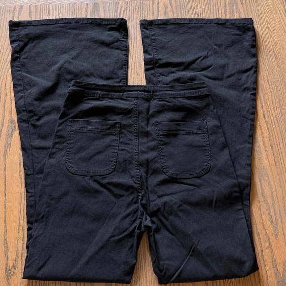 Black ultra Wide-Leg Pants - Picture 3 of 4